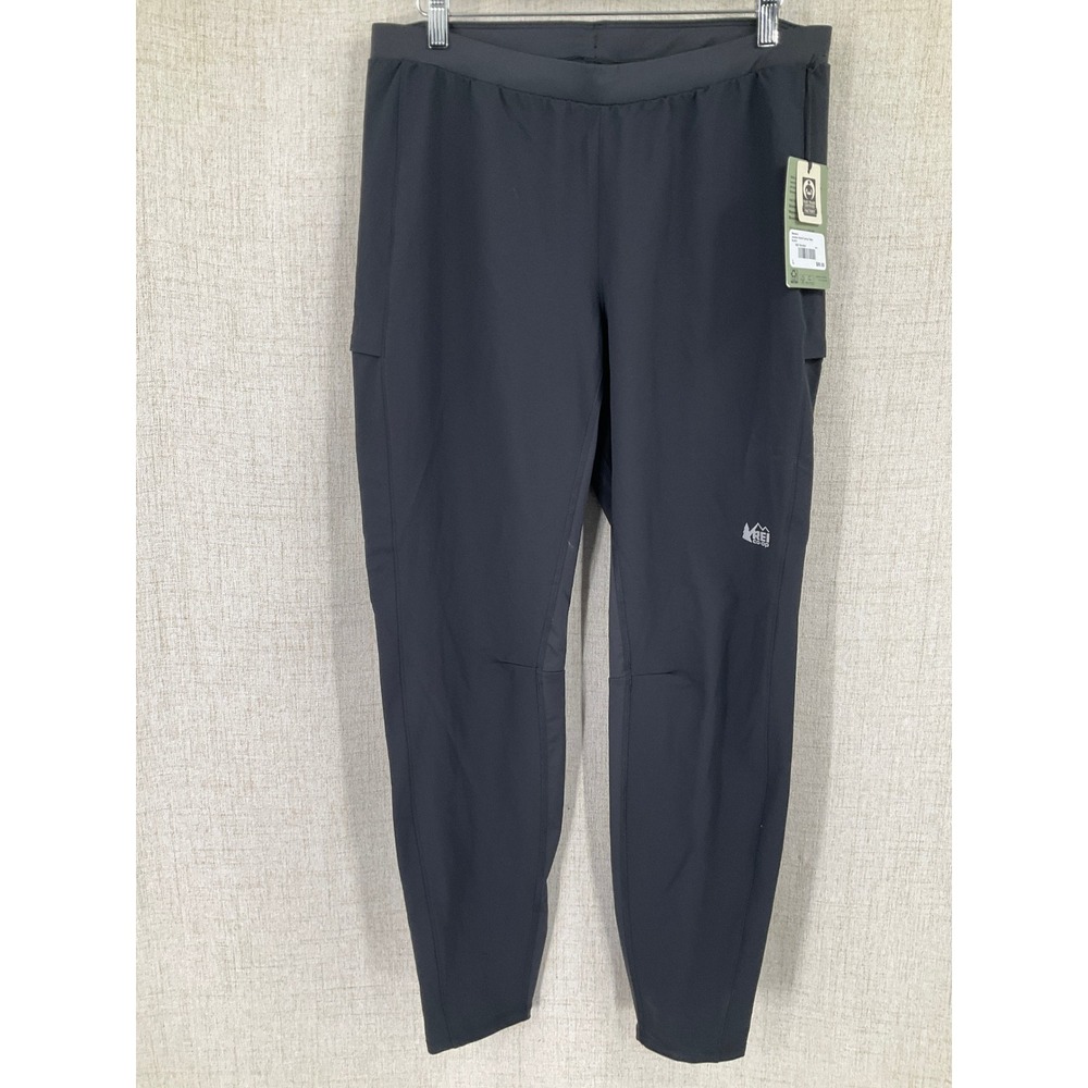REI Co-op Junction Hybrid Cycling Tights Womens Large Black Activewear Pockets